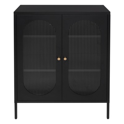 YIYIBYUS Modern Sideboard Buffet Cabinet for Kitchen Dining Room, Living Room, Black