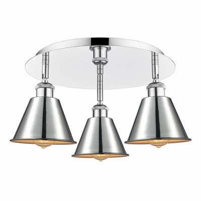 Ballston - 3 Light Flush Mount In Industrial Style-8 Inches Tall and 18.25 Inches Wide