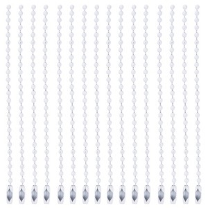 Unique Bargains Adjustable Metal Ball Bead Chain for Hanging Ornament Jewelry 20 Pcs - 1 of 4