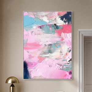 Art Remedy Do It All in Color Retro Abstract Wall Art Framed - 1 of 4