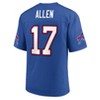 NFL Buffalo Bills Men's Short Sleeve Allen 17 Jersey - 2 of 3