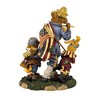 Boyds Bears 7.0 Inch Sam, Libby, & Ellis...Fife And Drum Patriotic Folkstone 1E Animal Figurines - 2 of 3