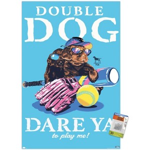 Trends International Jim Baldwin - Double Dog Dare Unframed Wall Poster Prints - 1 of 4