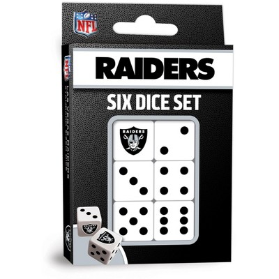 Masterpieces Officially Licensed Nfl Las Vegas Raiders 2-pack Playing Cards  & Dice Set For Adults : Target