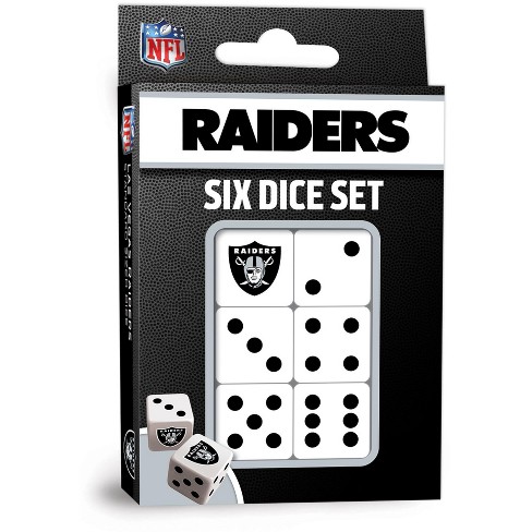 Masterpieces Officially Licsenced Nfl Las Vegas Raiders Shake N' Score Dice  Game For Age 6 And Up : Target