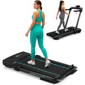 SereneLife Folding Motorized Treadmill - 2.5 HP Electric Walking Pad with Bluetooth, LCD Display & Remote Control (SLFOLD30.7) - 1 of 4