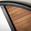Sullivans Round Wooden Slat Wall Mirror, 32"H Multicolored - 2 of 4