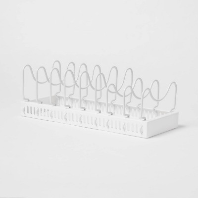 Metal Adjustable Lid and Pan Organizer White - Brightroom&#8482;