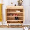 Multi-functional Modern MDF Shoe Cabinet for Entrance, Hallway, Foyer, Entryway - 4 of 4