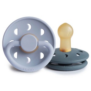 FRIGG Moon Natural Rubber Pacifier 2-Pack - 1 of 4