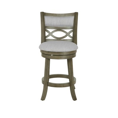 Manchester 24" Antique Gray Swivel Counter Stool