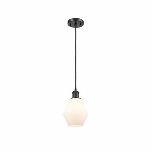 Cindyrella - 1 Light Cord Hung Mini Pendant In Industrial Style-10 Inches Tall and 6 Inches Wide - 1 of 1
