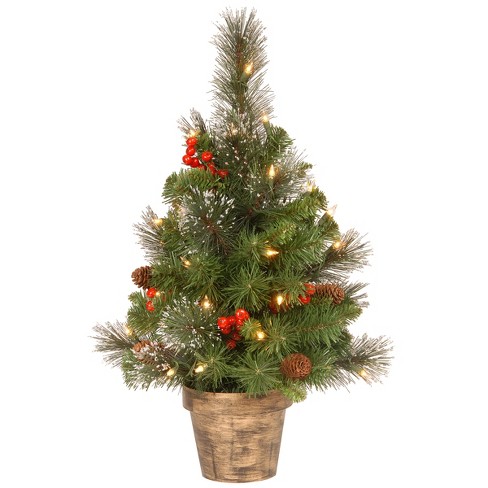 The Holiday Aisle® Artificial Mini Christmas Trees, 43PCS Mini