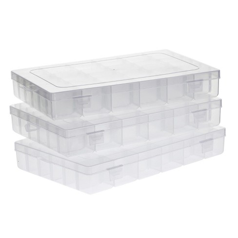 36 Grid Plastic Adjustable Jewelry Organizer Box Storage Container Case 