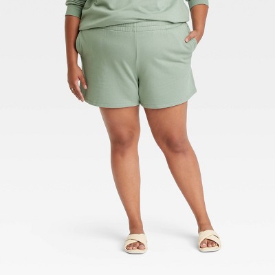 plus size lounge shorts