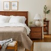26"x26" Linen Blend Euro Bed Pillow - Hearth & Hand­™ with Magnolia - 2 of 4