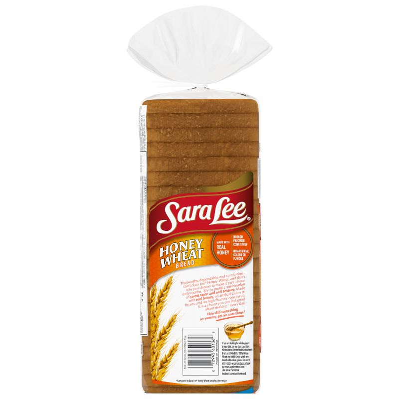 Sara Lee Honey Whole Wheat Bread - 20oz, 5 of 16