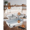 Rectangular Electric Chafing Dish Set - 9QT Buffet Warmer with Temperature Control & Glass Lid, for Catering - 3 of 4