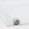 60qt Latching Clear Storage Box with Gray Latches - Brightroom™ - 4 of 4