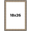 PosterPalooza | Ornate Silver Picture Frame - UV Acrylic, Foam Board Backing, Hanging Hardware - 2 of 4