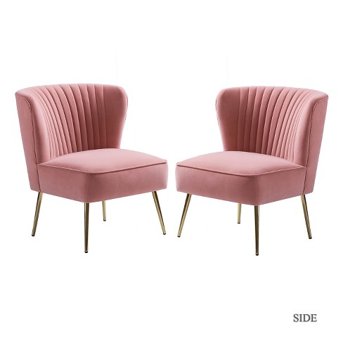 Pink velvet chair target hotsell