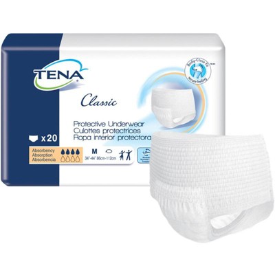 TENA Classic Protective Incontinence Underwear, Moderate Absorbency, Unisex