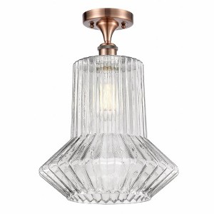 Springwater - 1 Light Semi-Flush Mount In Industrial Style-17 Inches Tall and 12 Inches Wide - 1 of 1