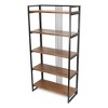 Cheung's Lauxel 5 Tier Metal Framed Wood Shelf - 4 of 4