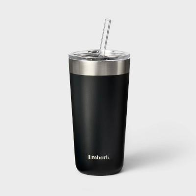 20oz Stainless Steel Straw Tumbler - Embark™