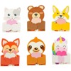 Pipilo Press 36 Pack Animal Hug Valentine Gram Cards for Kids, Candy Holder Classroom Exchange, 4 x 6 in - image 3 of 4