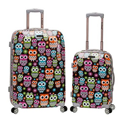 Rockland Departure Hardside Spinner Wheel Luggage OWL 2-Piece Set (20/28)