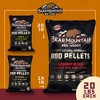 Bear Mountain BBQ All Natural Hardwood Gourmet Blend, Hickory, and Apple Smoker Pellets for Outdoor Grilling, 20 Pound Bag Each - 2 of 4