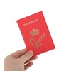 Unique Bargains Crown Letter Passport Holder 1 Pc - 3 of 4