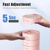 Dumbbell Set of 2, MERACH Adjustable Weight, Anti-slip Handle, Macaron Colors, Each 2.2/4.4/6.6/8.8 lbs, 4 in 1 Hand Weights for Women at Home - 3 of 4