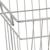 ClosetMaid Cubeicals 10.7"W x 10.2"H Steel Wire Storage Bin Organizer Basket w/ Open Design and Handles for Home, Kitchen, Office, & Bathroom, Nickel - 4 of 4