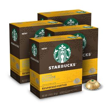 Starbucks by Nespresso Favorite Variety Pack Coffee & Espresso (44-count  single serve capsules, compatible with Nespresso Vertuo Line System)