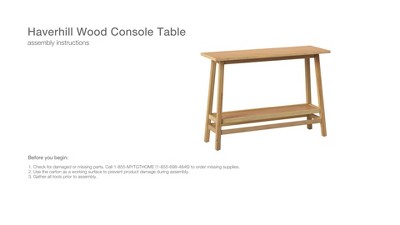 Haverhill reclaimed console hot sale table