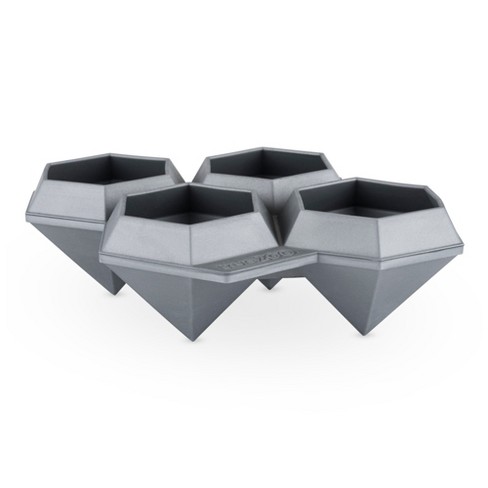 4-Section Ice Ball Tray, Grey, Sold by at Home
