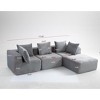 Grungis Comfy Corduroy Sofa Couch with 4 Seaters,Magic Cube Sofa with Modular Configuration,U Shape Sectional Sofa for Living Room Furniture - 3 of 4