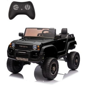 24V Ride On Car for Kids, 2 Seater Ride On Car Truck, Electric Car with Parent Remote Control,4x550W Motors, Lockable Doors,Adjustable Seat - 1 of 4
