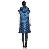 White Mark Women's Metallic Long Puffer Vest - 3 of 4