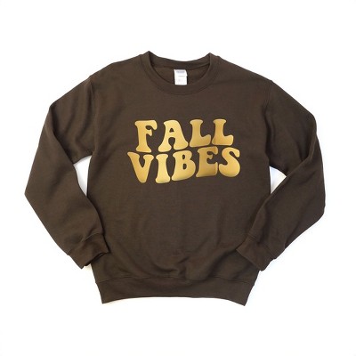 Simply Sage Market Women's Graphic Sweatshirt Fall Vibes Retro Puff Print
