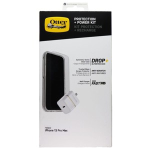 OtterBox Protection + Power Kit Case Bundle for Apple iPhone 13 Pro Max - Clear - 1 of 1