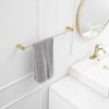 BWE 4-Piece Bath Hardware Set with Towel Bar Towel Hook and Toilet Paper Holder - 2 of 4
