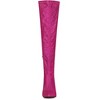 Allegra K Women's Glitter Pointed Toe Stiletto Heel Over the Knee High Boots - 3 of 4