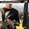 Birdie Golf: Magnetic Golf Towel, Black | Premium Microfiber Towel - 4 of 4