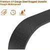 COZONY Double Axle Trailer Fenders, 2 Pack, 66" x 9.1" x 20" Steel Teardrop, Tandem Fender Replacement for 13-15" Wheels, Car Hauler, Utility Trailer - 3 of 4