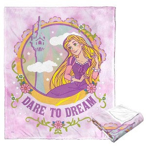 Disney Princesses Rapunzel Dreamer Silk Touch Throw Blanket 50x60 Inches - 1 of 4