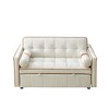 SeaCamel 55.5" Pull-Out Sleep Sofa Bed: 2-Seater Loveseat with Side Pockets, Adjustable Backrest,Lumbar Pillows - 2 of 4