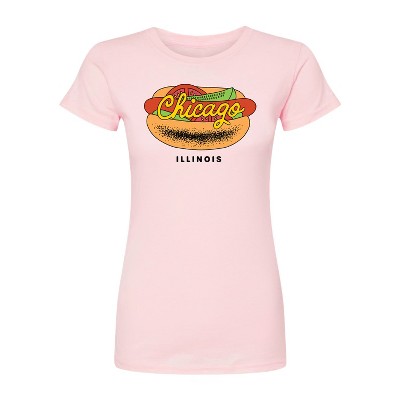 Women's - Instant Message - Chicago Dog Fitted Graphic T-Shirt